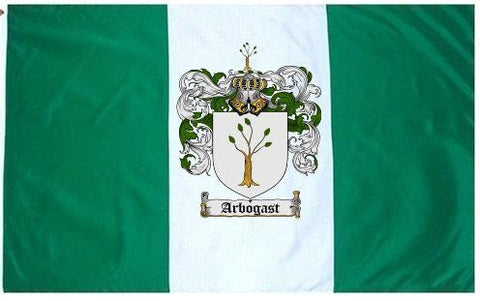 Arbogast family crest coat of arms flag