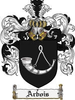 Arbois coat of arms family crest download