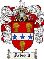 Arbukill coat of arms family crest download