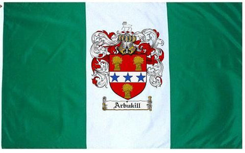 Arbukill family crest coat of arms flag