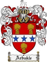 Arbukle coat of arms family crest download