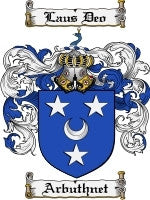 Arbuthnet coat of arms family crest download