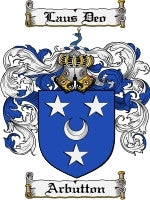 Arbutton coat of arms family crest download