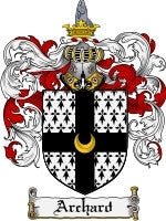 Archard coat of arms family crest download