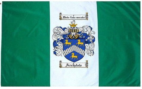 Archdale family crest coat of arms flag