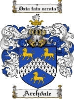 Archdale Family Crest / Coat of Arms JPG or PDF Download