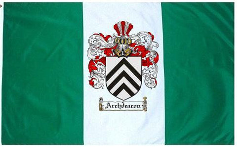 Archdeacon family crest coat of arms flag