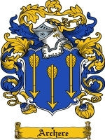 Archere Family Crest / Coat of Arms JPG or PDF Download