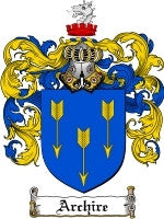 Archire Family Crest / Coat of Arms JPG or PDF Download