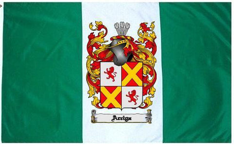 Arciga family crest coat of arms flag