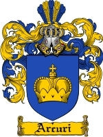 Arcuri coat of arms family crest download