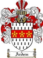 Ardern Family Crest / Coat of Arms JPG or PDF Download