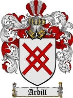 Ardill coat of arms family crest download