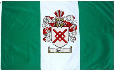 Ardill family crest coat of arms flag