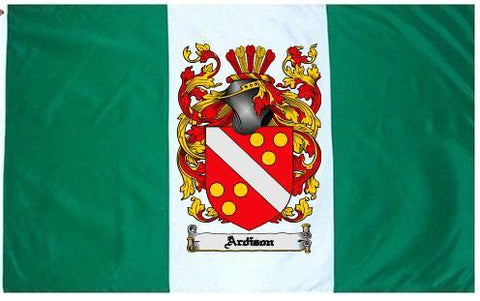 Ardison family crest coat of arms flag