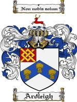 Ardleigh Family Crest / Coat of Arms JPG or PDF Download