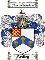 Ardley Family Crest / Coat of Arms JPG or PDF Download