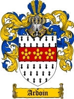 Ardoin Family Crest / Coat of Arms JPG or PDF Download