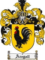 Aregall Family Crest / Coat of Arms JPG or PDF Download