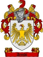 Arendt coat of arms family crest download