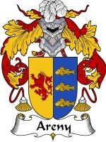 Areny Family Crest / Coat of Arms JPG or PDF Download