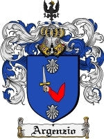 Argenzio Family Crest / Coat of Arms JPG or PDF Download
