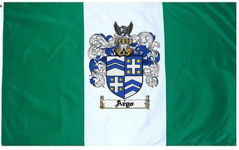 Argo family crest coat of arms flag