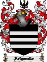 Ariganello coat of arms family crest download