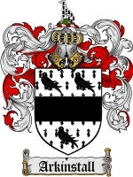 Arkinstall coat of arms family crest download