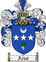 Arlot coat of arms family crest download