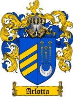 Arlotta coat of arms family crest download