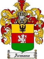 Armano coat of arms family crest download