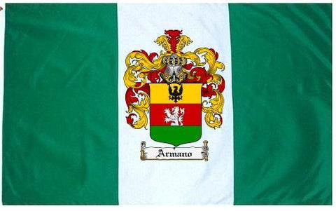 Armano family crest coat of arms flag