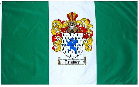 Armiger family crest coat of arms flag