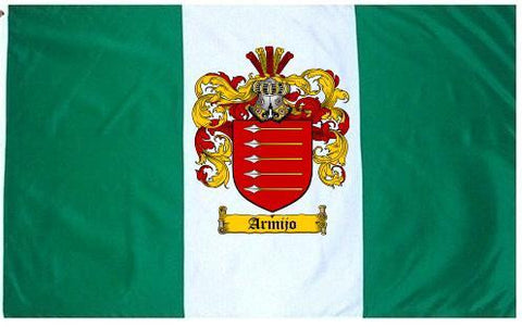 Armijo family crest coat of arms flag