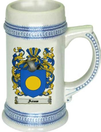Arms family crest stein coat of arms tankard mug