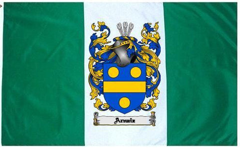 Arnaiz family crest coat of arms flag