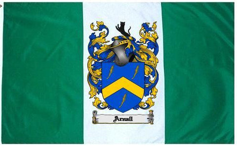 Arnall family crest coat of arms flag