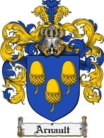 Arnault coat of arms family crest download