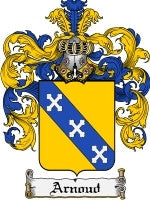 Arnoud Family Crest / Coat of Arms JPG or PDF Download