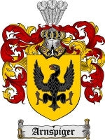 Arnspiger Family Crest / Coat of Arms JPG or PDF Download