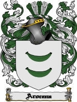 Arocena Family Crest / Coat of Arms JPG or PDF Download