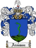 Aronson Family Crest / Coat of Arms JPG or PDF Download