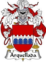 Arquellada Family Crest / Coat of Arms JPG or PDF Download