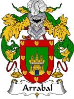 Arrabal Family Crest / Coat of Arms JPG or PDF Download