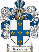 Arrarous Family Crest / Coat of Arms JPG or PDF Download