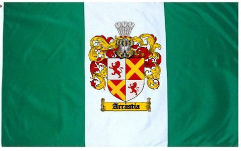 Arrastia family crest coat of arms flag