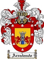 Arredondo Family Crest / Coat of Arms JPG or PDF Download