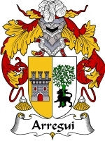 Arregui Family Crest / Coat of Arms JPG or PDF Download