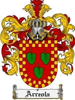 Arreola Family Crest / Coat of Arms JPG or PDF Download